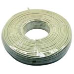 DYNAMIX 50m Cat5e Ivory UTP STRANDED Cable Roll 100MHz, 24AWGx4P, PVC Jacket Supplied as a Roll. JacketSupplied as a Roll