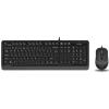 A4Tech Fstyler F1010 Multimedia Keyboard & Mouse Combo USB Wired - Laser Inscribed Keys - 1600 DPI 3-Level Adjustable Mouse A4Tech Fstyler F1010 Multimedia Keyboard & Mouse Combo USB Wired - Laser Inscribed Keys - 1600 DPI 3-Level Adjustable Mouse