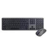 Bonelk KM-447 Bluetooth/RF Keyboard & Mouse Combo - Space Grey Slim