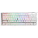 Ducky One 3 Mini Classic Pure White Hotswap RGB Double Shot ABS Mechanical Keyboard - Cherry MX Silent Red