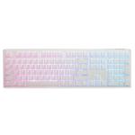 Ducky One 3 Classic Pure White Full Size Hotswap RGB Double Shot ABS Mechanical Keyboard - Cherry MX Brown