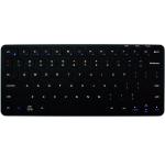 ERGOAPT OPC11CRF Wireless Keyboard Compact - Ergonomic - Nano USB dongle with full sized keys an Aluminium case and Rechargeable Battery.
