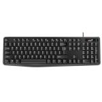 Genius KB-117 Keyboard - Black USB Wired