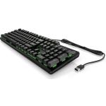 HP Pavilion 9LY71AA Hybrid Mechanical Membrane Gaming Keyboard 550 RGB LED Backlighting - Engineered for Lightning Fast Response Times - Taking your Work and Play to Unmatched Llevels