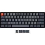 Keychron K12 60% Wireless Mechanical Keyboard - RGB Backlight Hot-Swappable Gateron G Pro Brown Switches - 61 Key - Aluminum Frame