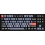 Keychron Q3-M2 Q3 QMK Custom Hot-Swappable Mechanical Keyboard Full Assembled Carbon Black with Knob - Gateron G Pro Blue Switch - RGB Backlight