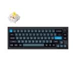 Keychron Q2P-M4 65% 68 Key Carbon Black Knob Banana Switch RGB Hot-Swap Wireless Keyboard