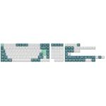 Keychron T10 OEM Dye-Sub PBT Full Set Keycap Set - White Mint - DE-ISO