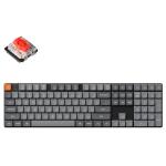 Keychron K5M-B1 K5 MAX 100% Custom Mechanical Keyboard Gateron Red Switch - Wireless / Wired / 2.4GHz Low Profile QMK - ANSI Full Size Layout - 104 Key - Full Assembled - RGB- Low Profile