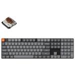 Keychron K5M-B3 K5 MAX 100% Custom Mechanical Keyboard Gateron Brown Switch - Wireless / Wired / 2.4GHz - Low Profile - QMK - ANSI Full Size Layout - 104 Key - Full Assembled - RGB - Low Profile