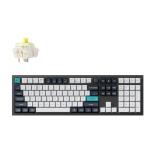Keychron Q6M-M4 Q6 Max 100% Banana Switch RGB Wireless Mechanical Keyboard with Knob - Carbon Black