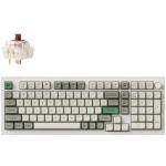 Keychron Q5M-P3 Q5 Max 96% Custom Mechanical Keyboard - Shell White Gateron Jupiter Brown Switch - Wireless / Wired / 2.4GHz - Normal Profile - QMK - ANSI 96% Layout - 100 Key - Full Assembled - Knob - RGB Hot-Swap