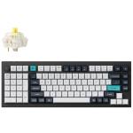 Keychron Q12M-M4 Q12 Max 96% QMK/VIA Fully Assembled Carbon Black Gateron Jupiter Banana Wireless Custom Mechanical Keyboard