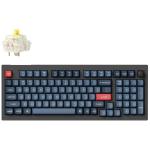 Keychron V5M-D4 V5 Max 96% QMK/VIA Fully Assembled Knob Carbon Black Gateron Jupiter Banana Wireless Custom Mechanical Keyboard
