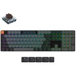 Keychron K5X-H3 K5 100% QMK Wireless RGB Backlight (Hot-Swappable) Brown Switch Mechanical Keyboard