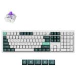 Keychron Q6H-P1 Q6 HE 100% QMK Wireless Fully Assemble Knob Shell White Gateron Double-Rail Magnetic Nubela Switch Custom Keyboard