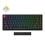 Keychron K2 75% QMK RGB Backlight Aluminum Frame Super Switch Banana (Hot-Swappable) Wireless Mechanical Keyboard