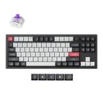 Keychron Q3 HE 80% QMK Wireless Fully Assembled Carbon Black Gateron Double-Rail Magnetic NebulaSwitch Custom Keyboard