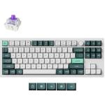 Keychron Q3 HE 80% QMK Fully Assembled Knob Shell White Gateron Double-Railed Magnetic Nebula Switch WirelessCustom Keyboard