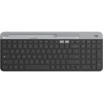 Logitech K580 Slim Multi-Device Wireless Keyboard  - Grey, A Quiet Keyboard For PC, Mac, Phone and Tablets