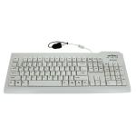 Seal Shield SSWKSV207 Clean 104K IP68 Waterproof USB Wired Keyboard - White