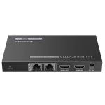 LENKENG LKV722P 1-In-2-Out 4K 30Hz HDMI Extender. 1x HDMI in & 2x RJ45 out. Compatible with CAT6/6a/7Cables,Transmit up to 70m, Plug & Play, Wall-mountable, Supports EDID, Includes 1x Transmitter & 2x Rx.
