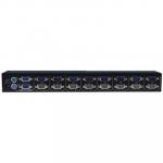 Rextron UDV108DC BK 1-8 USB/PS2 Dual Video (VGA) KVM    Switch. Black Colour. 8X 1.8M USB Cables inc