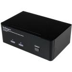 StarTech SV231DPDDUA 2 Port Dual DisplayPort USB KVM Switch with Audio & USB 2.0 HubControl 2 high-resolution dual DisplayPort computers with a single console