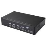 StarTech SV431DPUA2 4 Port DisplayPort KVM Switch - 4K 60Hz - Single Display - Dual Port UHD DP 1.2 USB KVM Switch with Integrated USB 2.0 Hub & Audio - Dell, HP, Apple, Lenovo