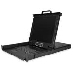 StarTech.com RKCONS1708K 8 Port Rackmount KVM Console w/ 1.8m Cables - Integrated KVM Switch w/ 17" LCD Monitor - Fully Featured 1U LCD KVM Drawer- OSD KVM - Durable 50,000 MTBF - USB + VGA Support