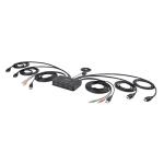 StarTech.com C2-DH46-UA2-CBL-KVM 2-Port Dual-Monitor Cable KVM Switch