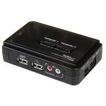 StarTech.com SV211KUSB 2-Port USB KVM Switch VGA w/ Audio & Cables 2048x1536 60Hz