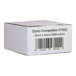 Icon ID11353 Dymo Compatible Multi Purpose LW Labels 25mmx13Mm 1000pcs/per roll