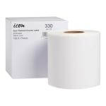 Icon ITCL001 Thermal Courier Label Perforated 100x174mm 38mm Core 330 Labels blank perforated, permanent adhesive