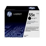 HP 55X Toner Cartridge - Black High Yield - 12500 Pages - for HP LaserJet 500 M525 / P3015dn / Pro MFP M521dn / MFP M521dw Printer