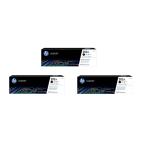 HP 202A Toner Commercial Pack - Black - 3 Pack 1400 Pages - for HP Colour LaserJet Pro M254dw / M254nw / MFP M280nw / MFP M281fdn / MFP M281fdw Printer