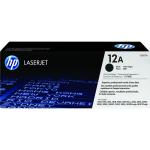 HP 12A Q2612A Toner Cartridge - Black 2000 Pages