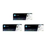 HP 210X Toner Commercial Pack, 3pcs - Black - 3 Pack High Yield - 7500 Pages - for HP Colour LaserJet Pro SFP 4201DN / 4201DW / MFP 4301DW / 4301FDW Printer