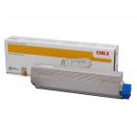 Oki 46443107 Toner Cartridge - Cyan 10K Pages - for Oki C833N