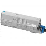 Oki C532 MC573 Original Toner Cartridge - LED - 6000 Page - Cyan