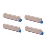 Oki MC853 Toner Commercial Pack - Black + Tri-Colour for Oki MC853 Printer