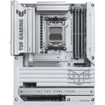 ASUS TUF GAMING B850 WIFI WHITE ATX Motherboard For AMD Ryzen 7000/8000/9000 Series CPUs Socket AM5 - AMD B850 Chipset - PCIE 5.0 - 3x M.2, 4x DDR5, 2x Internal USB 2.0 Header, 1x Internal 3.2 Header, 1x Internal Type C Header, Wifi 7 + BT