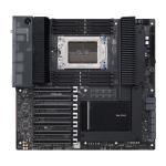 ASUS Pro WS WRX80E-SAGE SE WIFI E-ATX For AMD Ryzen Threadripper Pro WRX80 Chipset - 3x M.2 - PCIe 4.0 - 2x Internal USB 2.0 Header - 1x Internal USB 3.2 Header - 1x Internal Type C Header - 2x 10 GbE - Wifi AX+BT