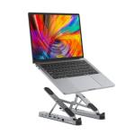 mbeat Stage P5 Portable Laptop Stand with USB-C Docking Station - Space Grey