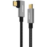 mbeat Tough Link MB-XCB-LSC2C180 USB 3.2 Gen 2 USB-C Cable - 1.8m - Space Grey L-Shape
