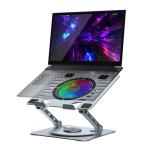mbeat MB-STD-S8GRY  Stage S8 Rotating Laptop Stand with RGB Cooling Fan and USB Ports
