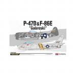 Academy - 1/72 - P-47D & F-86E - "Gabreski" Le