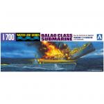 Aoshima - 1/700 - U.S. Navy - Balao Submarine