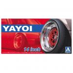 Aoshima - 1/24 - Rims & Tires "Yayoi 14"
