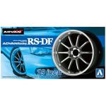 Aoshima - 1/24 - Rims & Tires "Advan Racing Rs-Df 19"